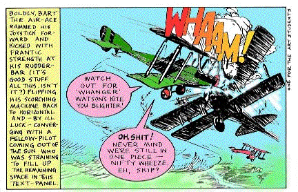 Dog-fight in colour!